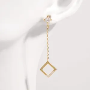 925 Sterling Silver Jewelry 925 Sterling Silver Inlaid Zircon Earrings