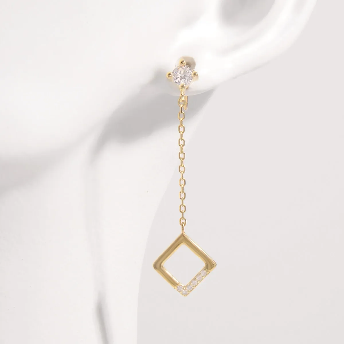 925 Sterling Silver Jewelry 925 Sterling Silver Inlaid Zircon Earrings