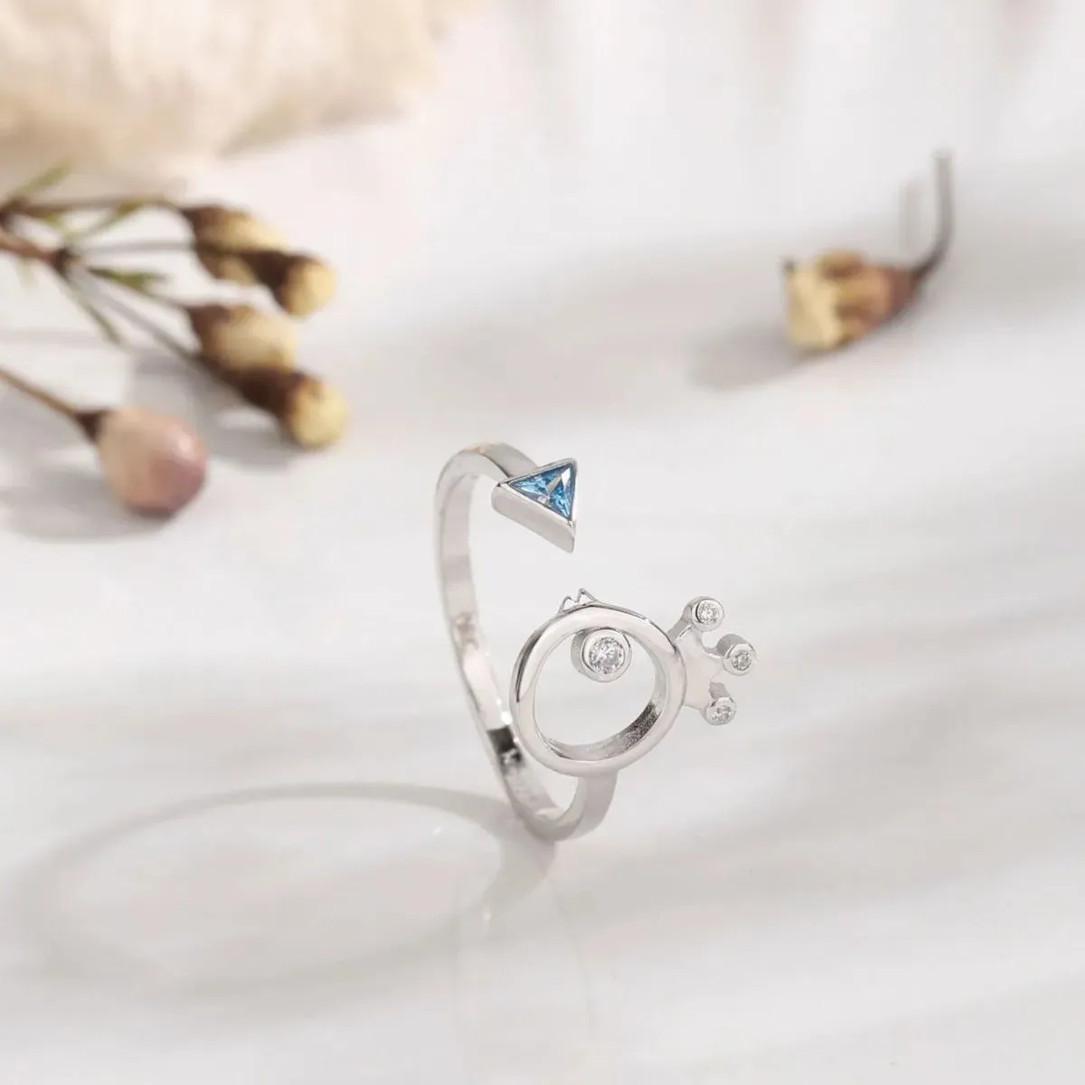 925 Sterling Silver Jewelry 925 Sterling Silver Inlaid Zircon Ring