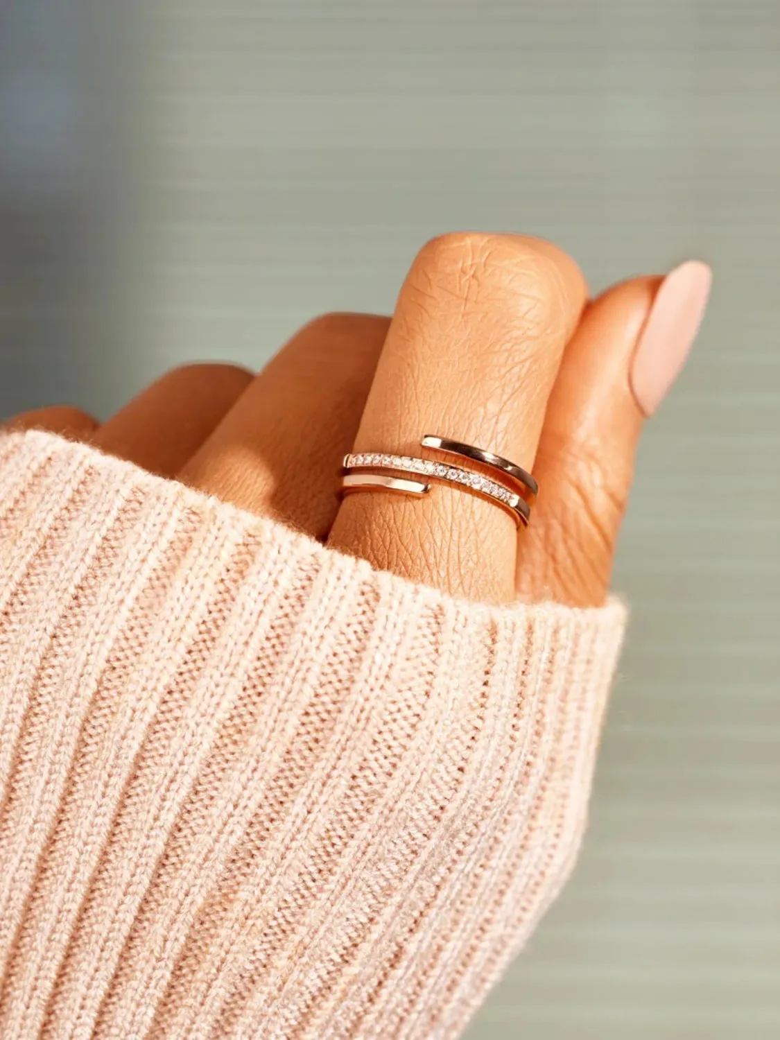 925 Sterling Silver Jewelry 925 Sterling Silver Inlaid Zircon Ring