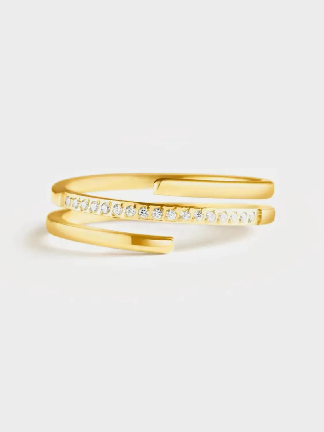 925 Sterling Silver Jewelry 925 Sterling Silver Inlaid Zircon Ring