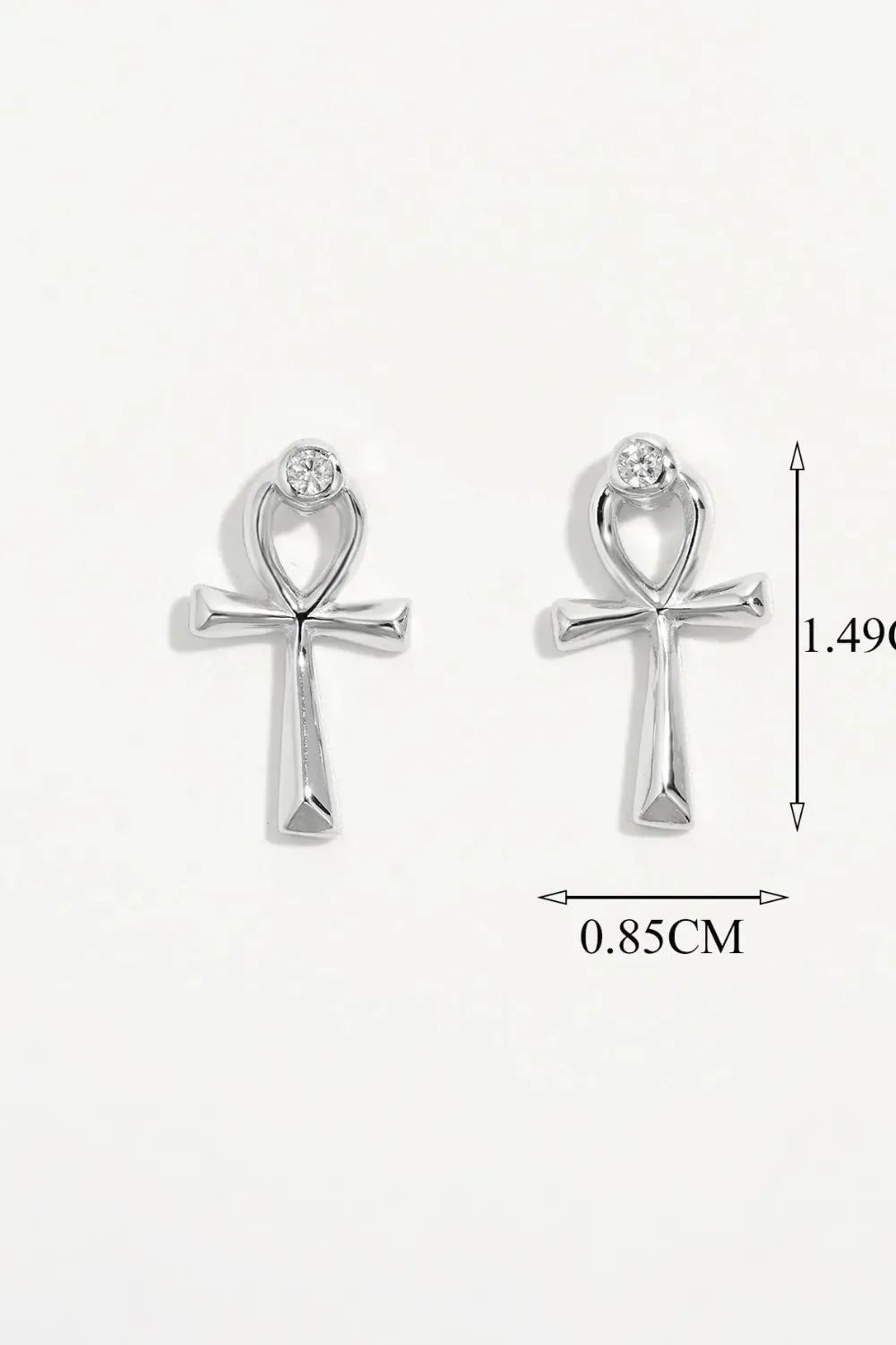 925 Sterling Silver Jewelry 925 Sterling Silver Inland Zircon Earrings