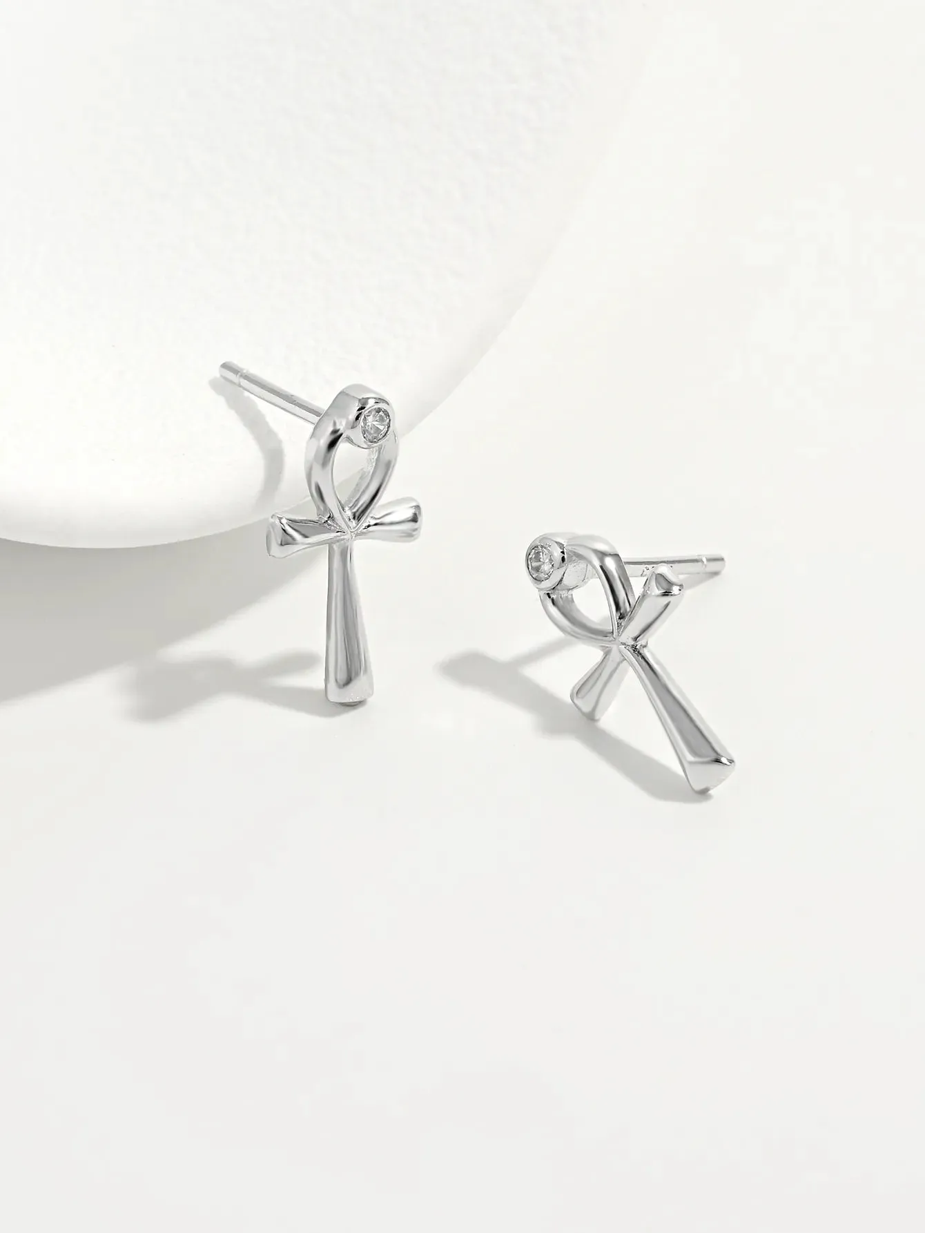 925 Sterling Silver Jewelry 925 Sterling Silver Inland Zircon Earrings