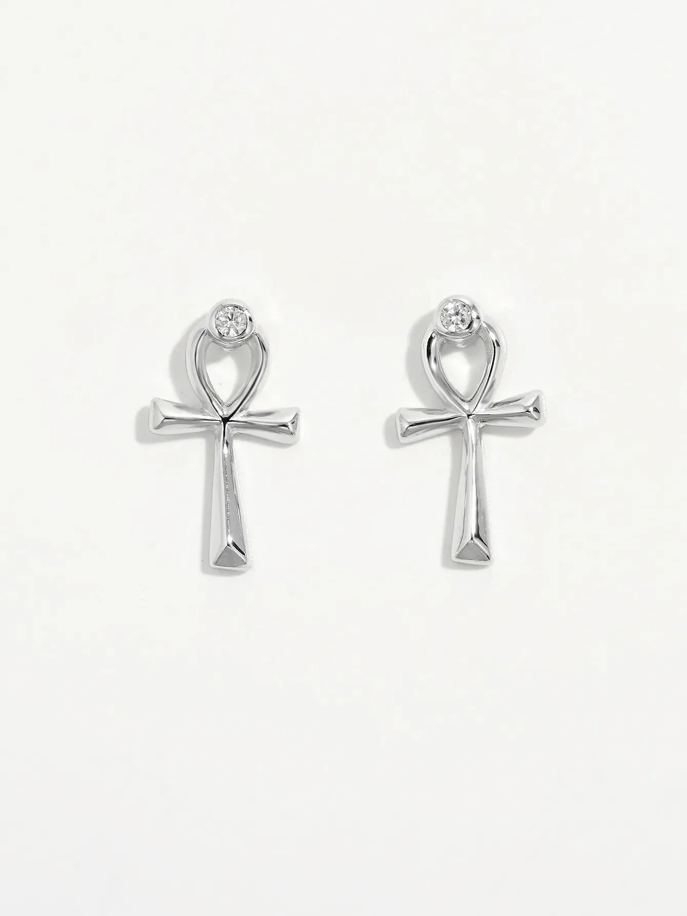 925 Sterling Silver Jewelry 925 Sterling Silver Inland Zircon Earrings