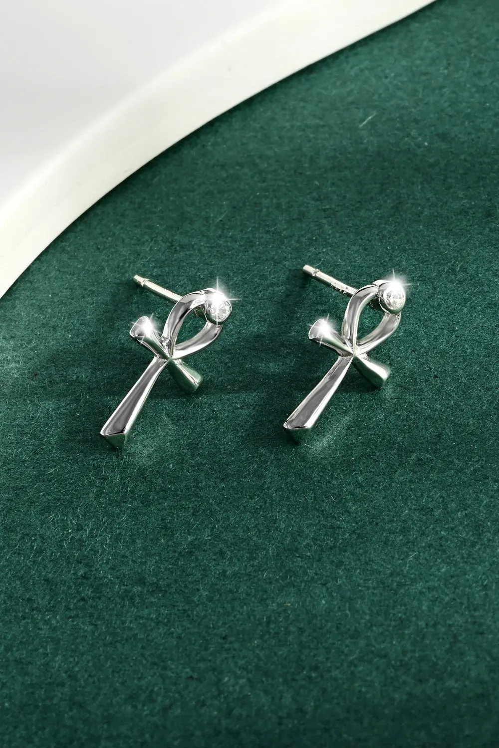 925 Sterling Silver Jewelry 925 Sterling Silver Inland Zircon Earrings