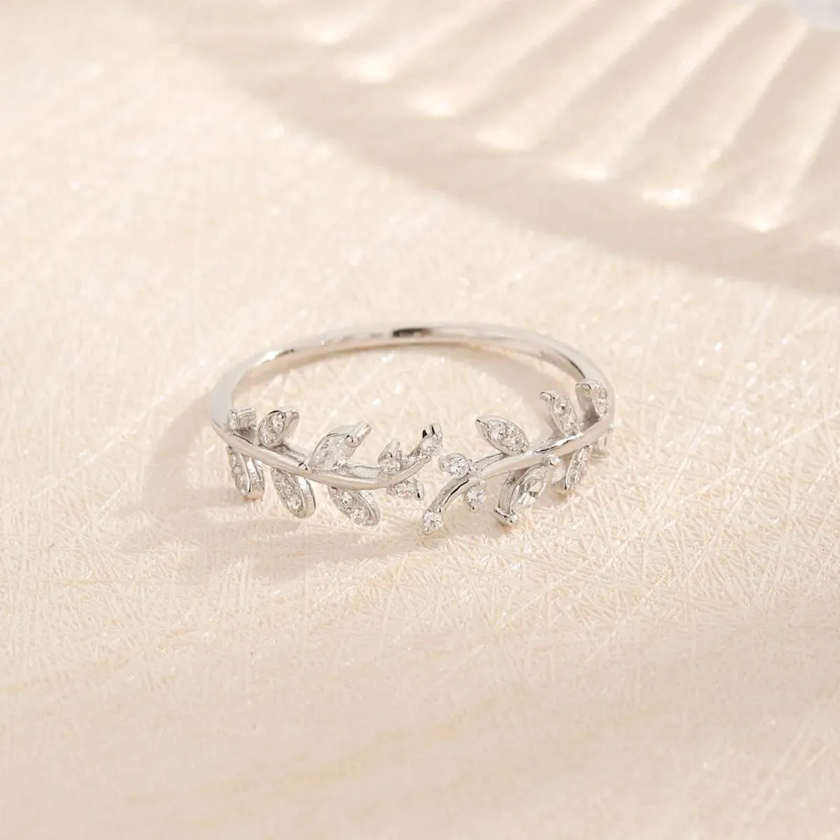 925 Sterling Silver Jewelry 925 Sterling Silver Inland Zircon Open Ring