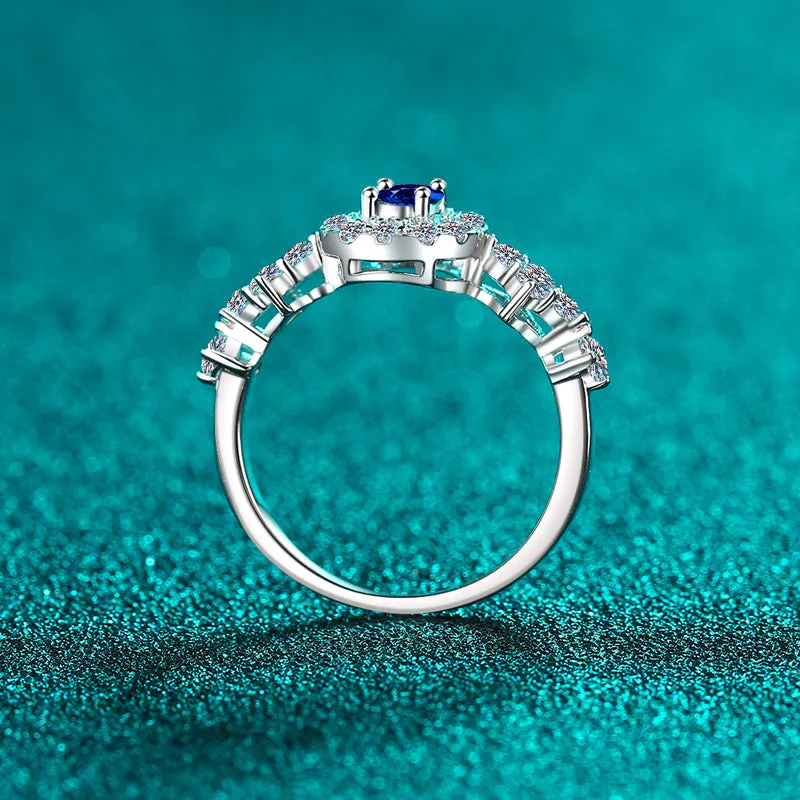 925 Sterling Silver Jewelry 925 Sterling Silver Moissanite Ring