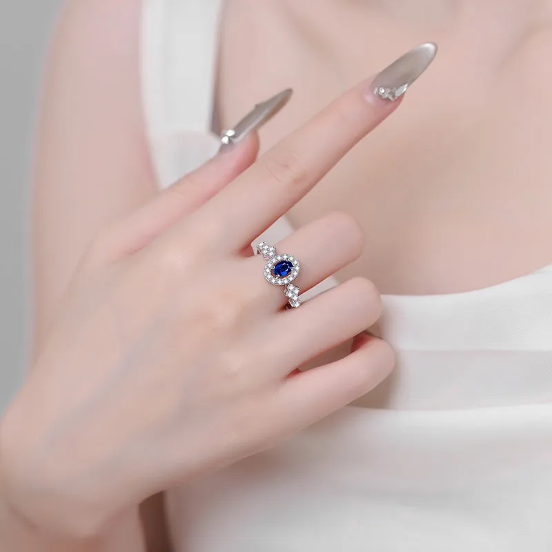 925 Sterling Silver Jewelry 925 Sterling Silver Moissanite Ring