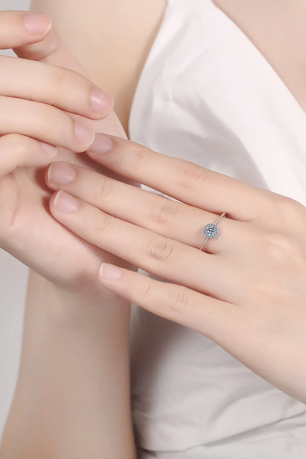 925 Sterling Silver Jewelry 925 Sterling Silver Moissanite Ring