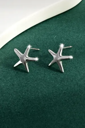 925 Sterling Silver Jewelry 925 Sterling Silver Star Stud Earrings