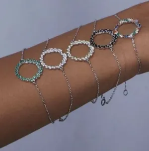 925 Sterling Silver Jewelry BOZ Forever CZ Bracelet in 925 Sterling Silver