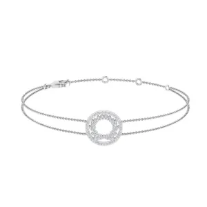 925 Sterling Silver Jewelry Eyana Moissanite Bracelet in 925 Sterling Silver