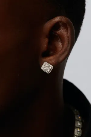 925 Sterling Silver Jewelry Isa Moissanite Stud Earrings in 925 Sterling Silver