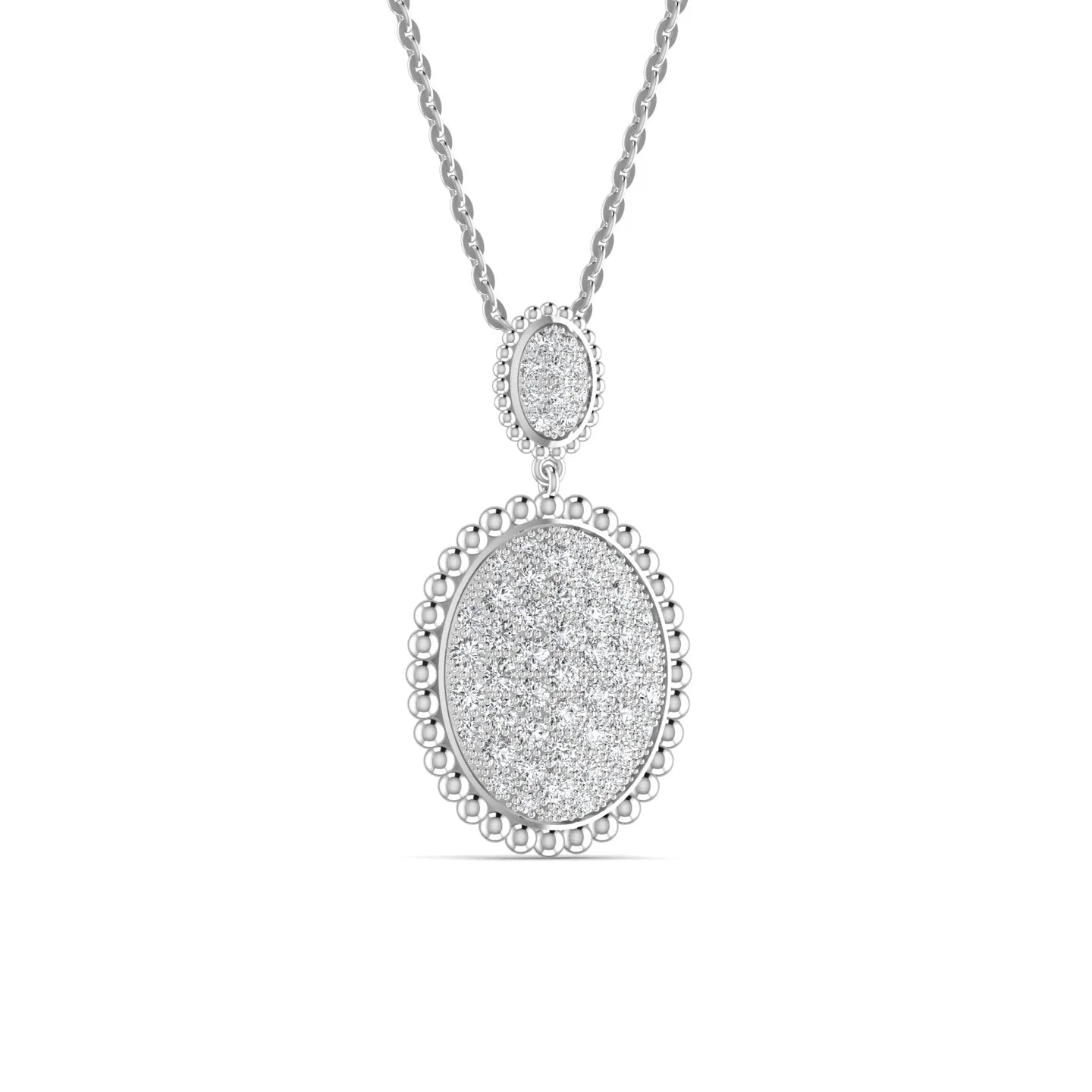 925 Sterling Silver Jewelry Meena Moissanite Necklace in 925 Sterling Silver