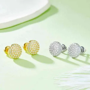 925 Sterling Silver Jewelry Moissanite 925 Sterling Silver Earrings