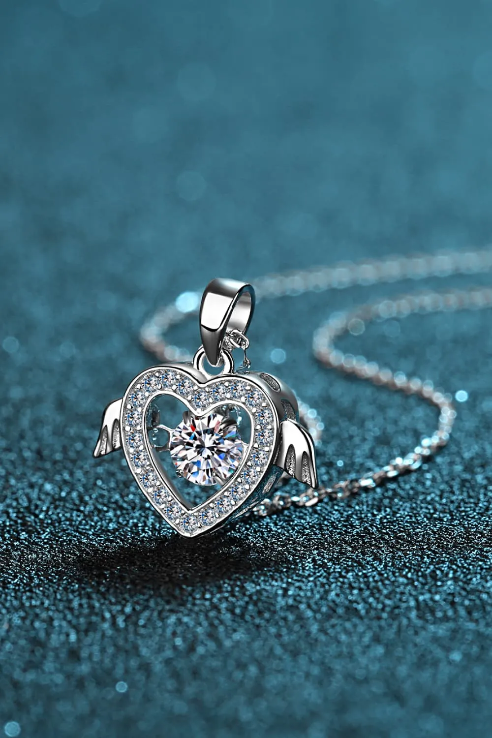 925 Sterling Silver Jewelry Moissanite 925 Sterling Silver Necklace