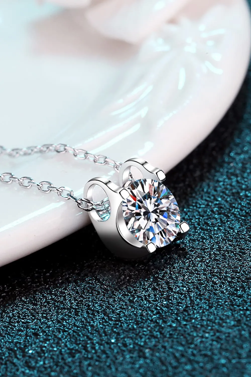 925 Sterling Silver Jewelry Moissanite 925 Sterling Silver Necklace