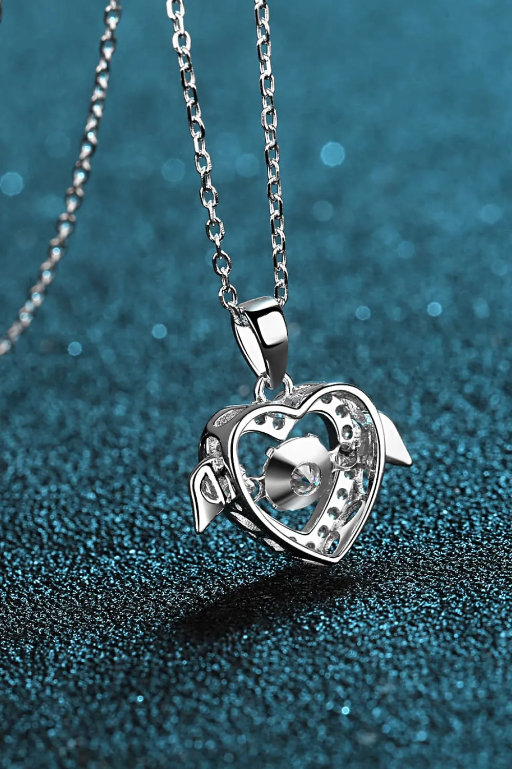 925 Sterling Silver Jewelry Moissanite 925 Sterling Silver Necklace