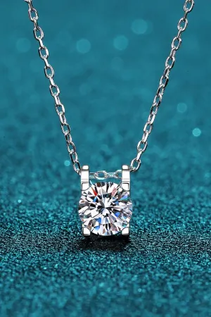 925 Sterling Silver Jewelry Moissanite 925 Sterling Silver Necklace