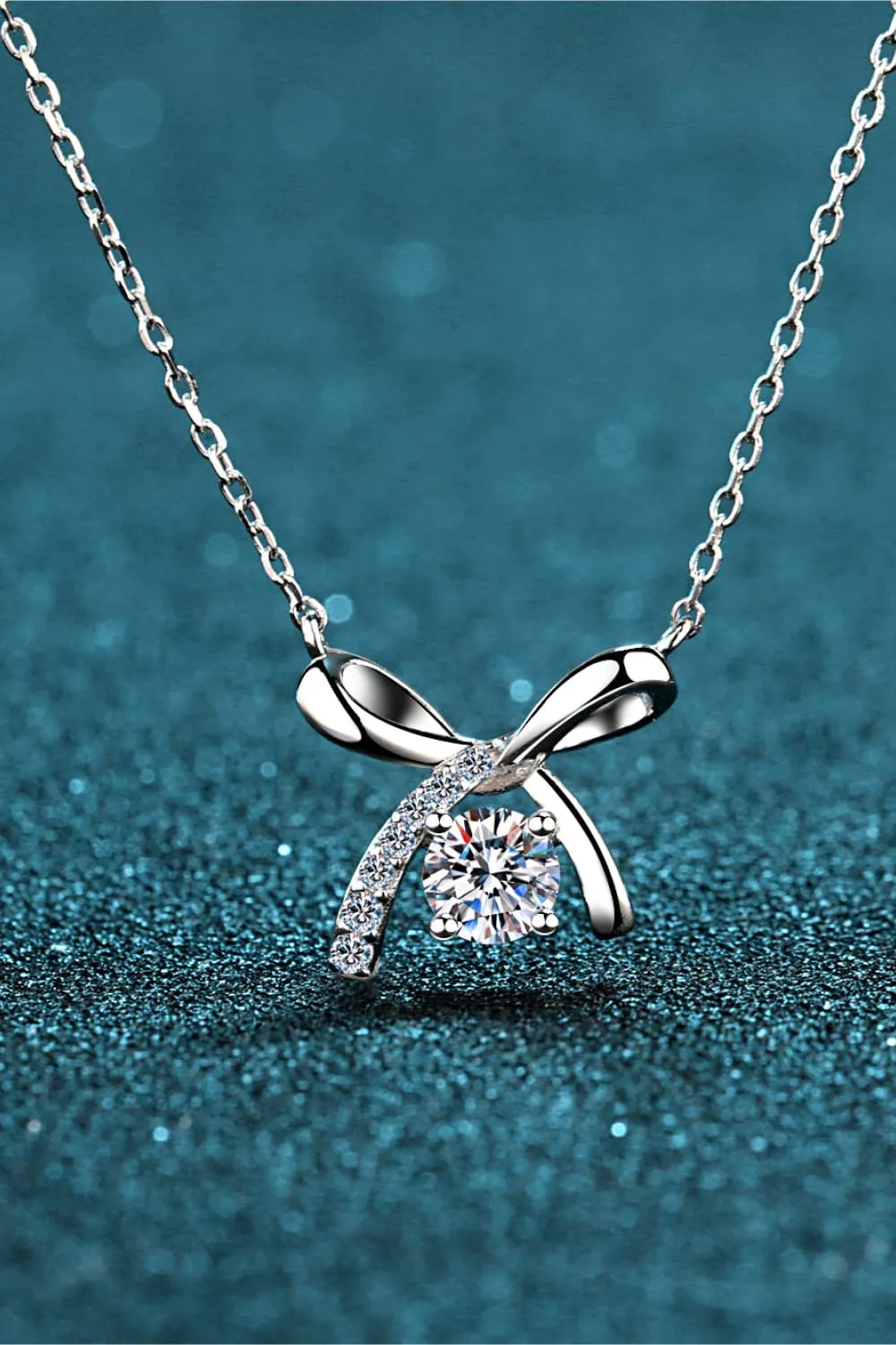 925 Sterling Silver Jewelry Moissanite 925 Sterling Silver Necklace