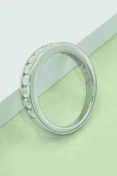 925 Sterling Silver Jewelry Moissanite 925 Sterling Silver Ring