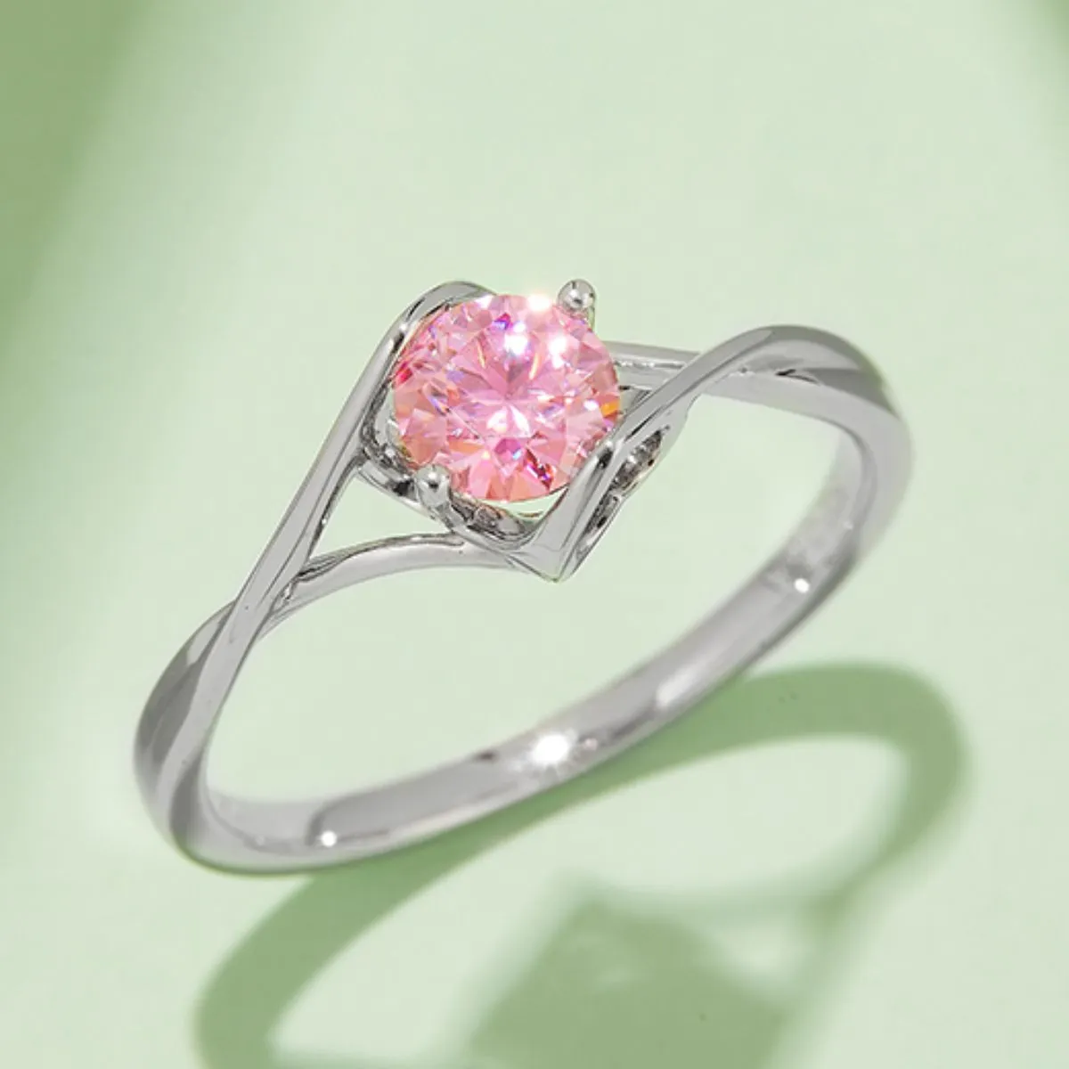 925 Sterling Silver Jewelry Moissanite 925 Sterling Silver Ring