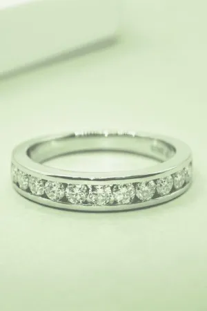 925 Sterling Silver Jewelry Moissanite 925 Sterling Silver Ring
