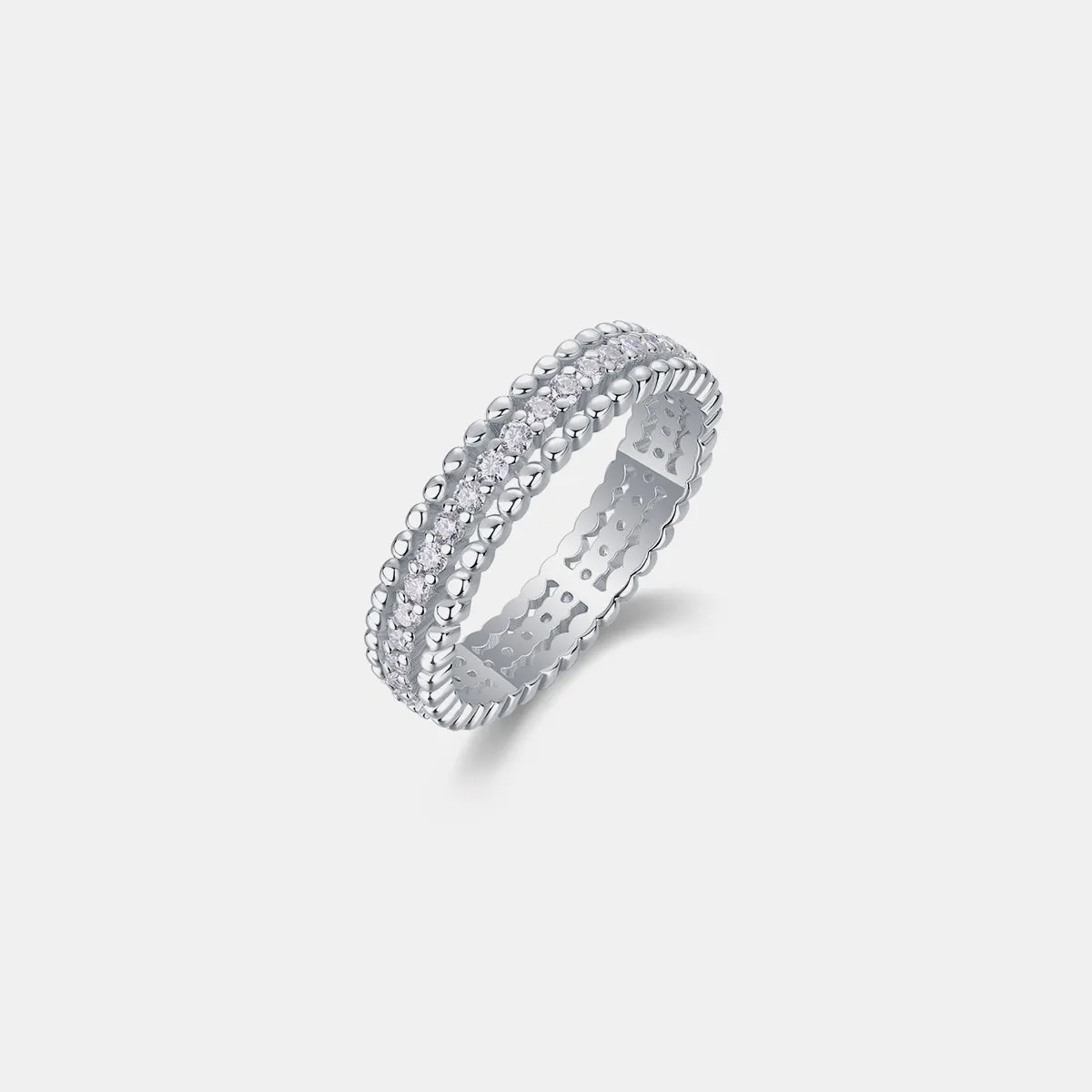 925 Sterling Silver Jewelry Moissanite 925 Sterling Silver Ring