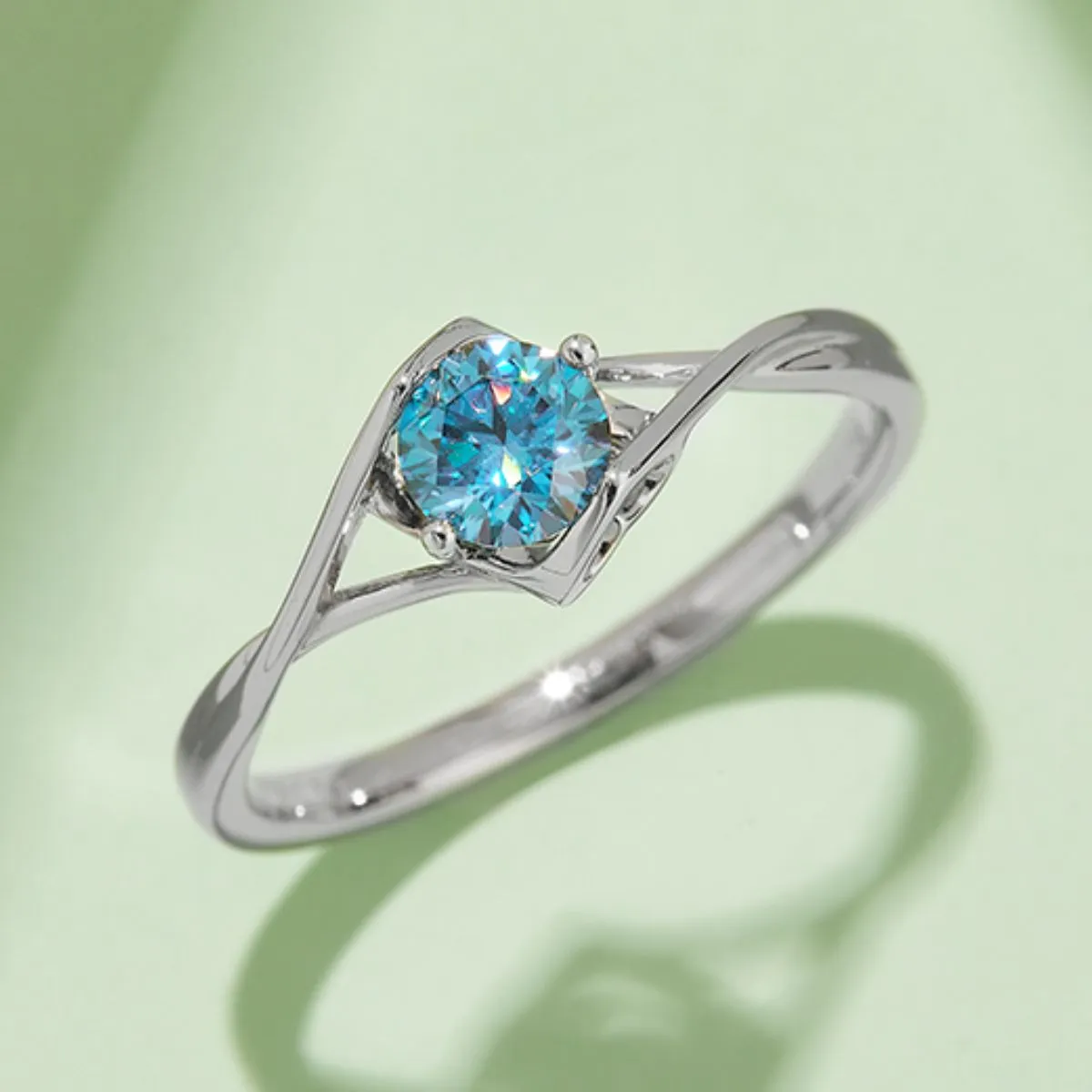 925 Sterling Silver Jewelry Moissanite 925 Sterling Silver Ring