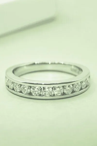 925 Sterling Silver Jewelry Moissanite 925 Sterling Silver Ring