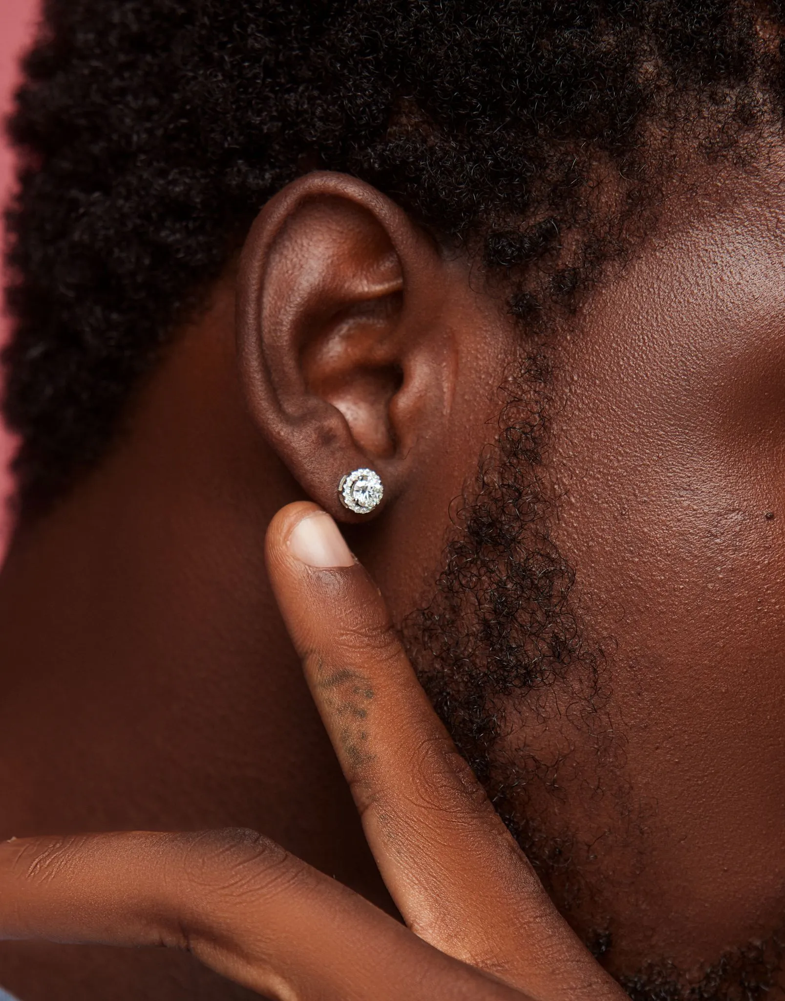925 Sterling Silver Jewelry Solitaire Round Cut Moissanite Studs in 925 Sterling Silver