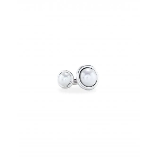 Artsy Artsy Sterling Silver Plated Two Shell Pearl Ring Unode50 Jewelry And Accessories