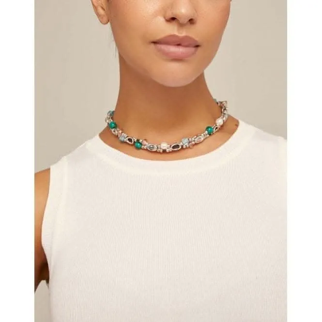 Charming Multicolor Crystal Artisan Glass Necklace Unode50 Jewelry And Accessories