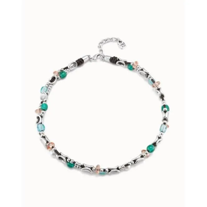 Charming Multicolor Crystal Artisan Glass Necklace Unode50 Jewelry And Accessories