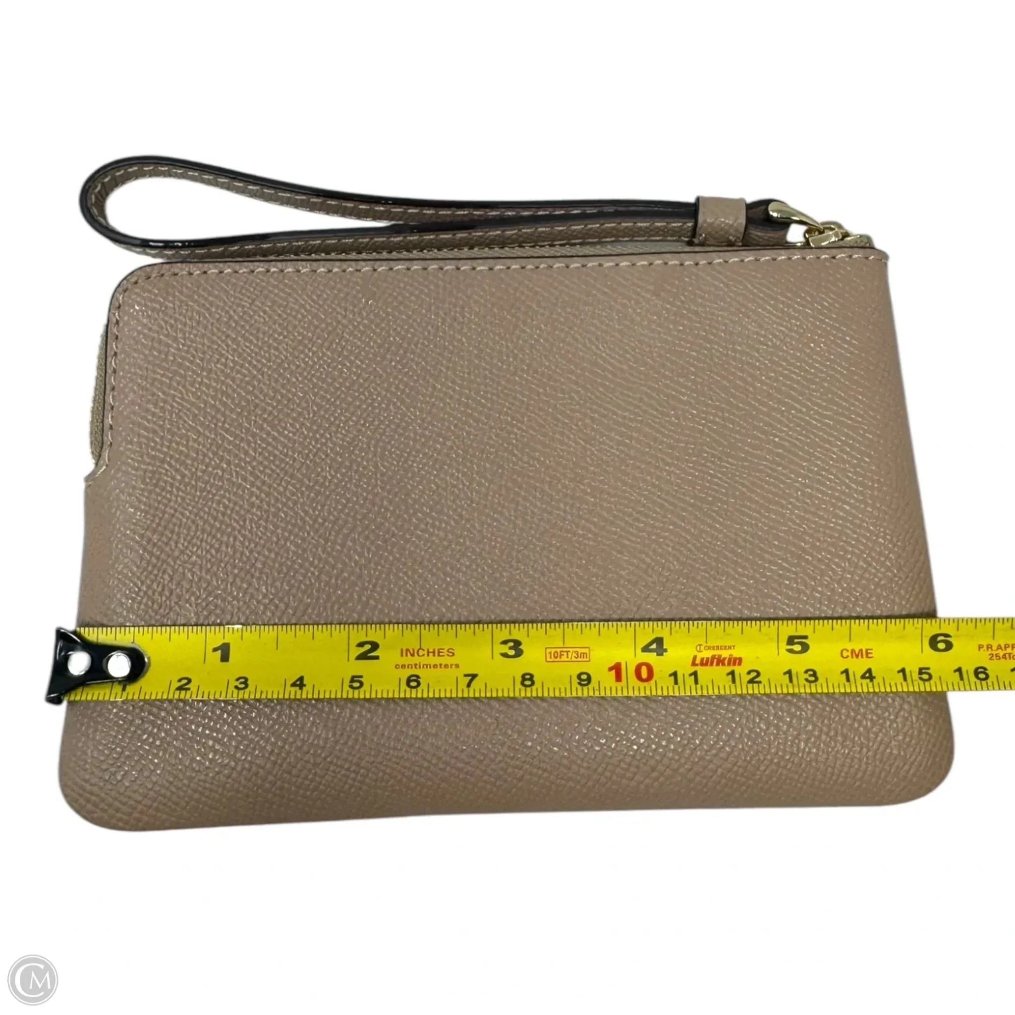 Coach Bags Corner Zip Wristlet Designer By Coach, Size: Small
