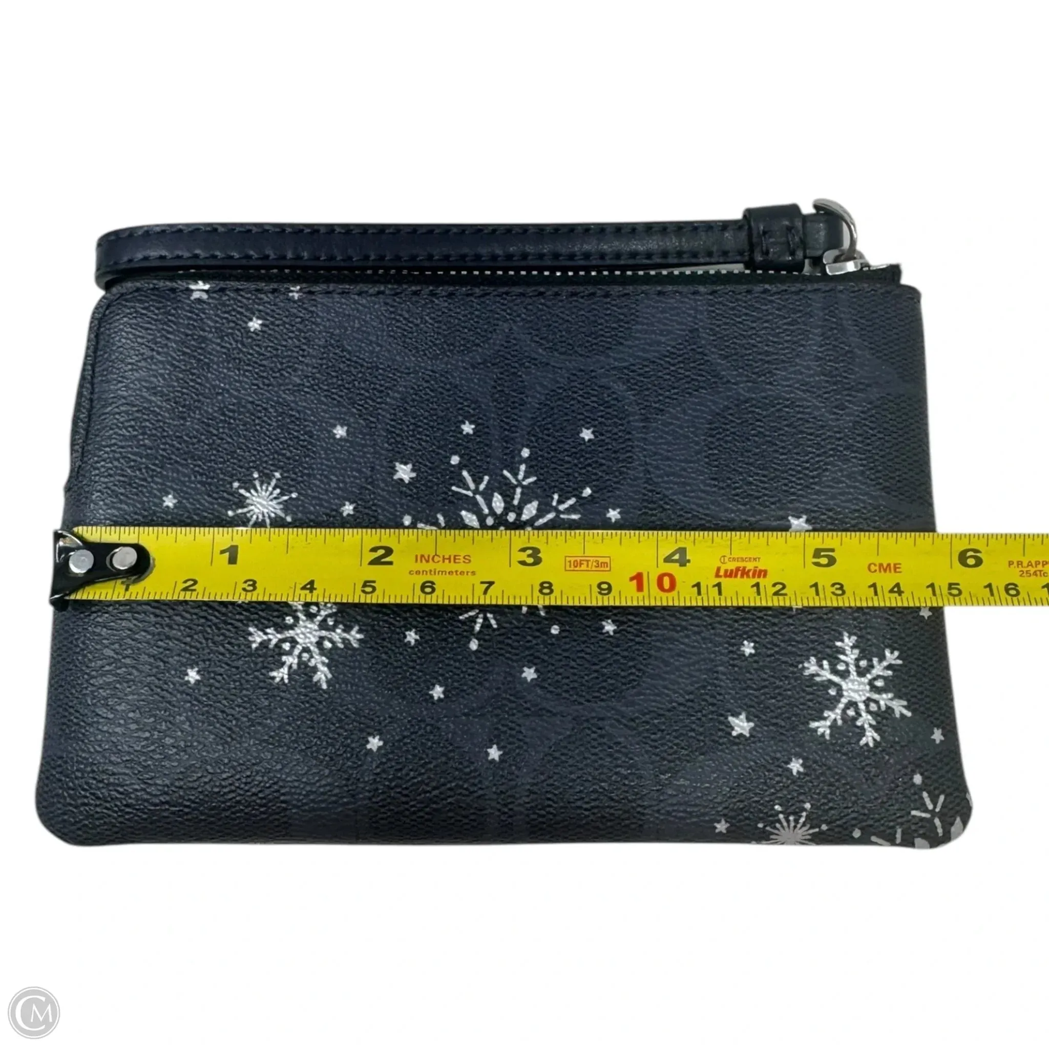 Coach Bags Signature Snowflake Wristlet Designer By Coach, Size: Small