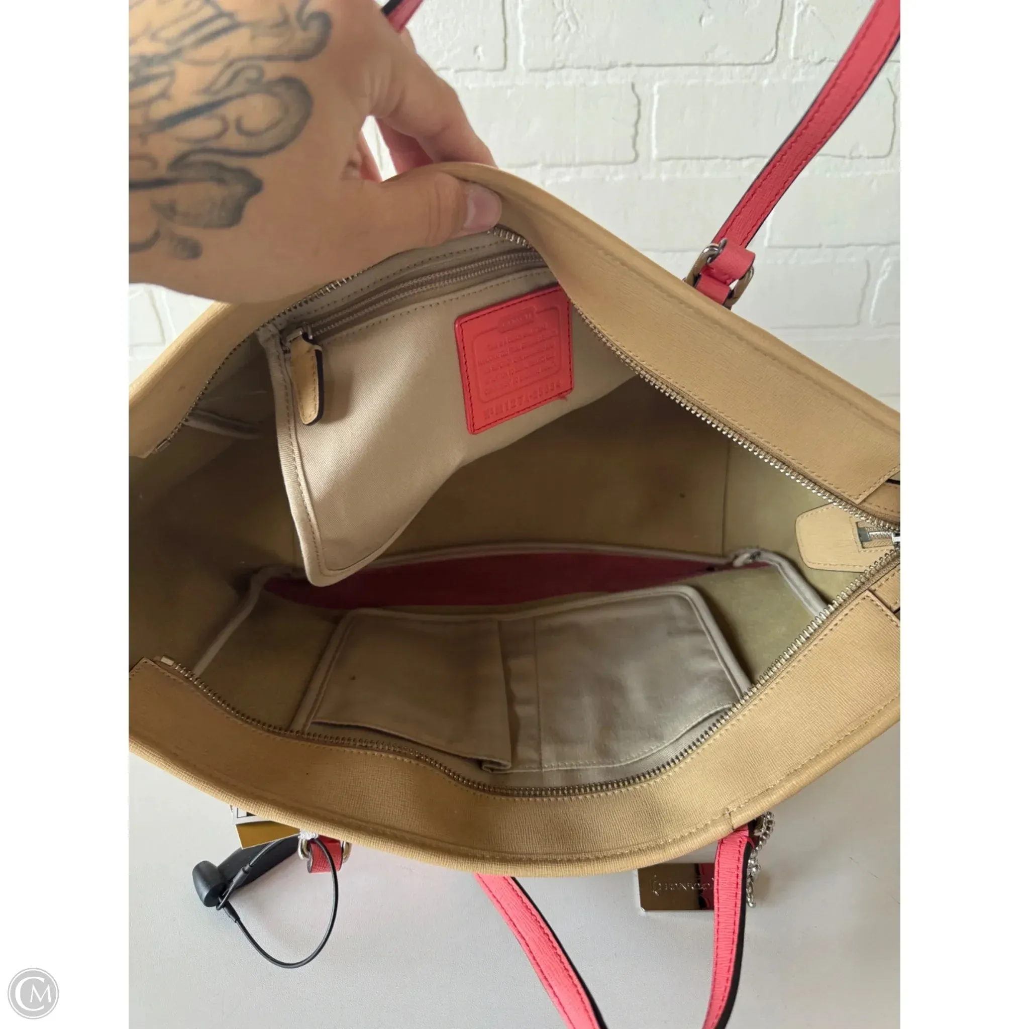 Coach Bags Tote Designer By Coach, Size: Large