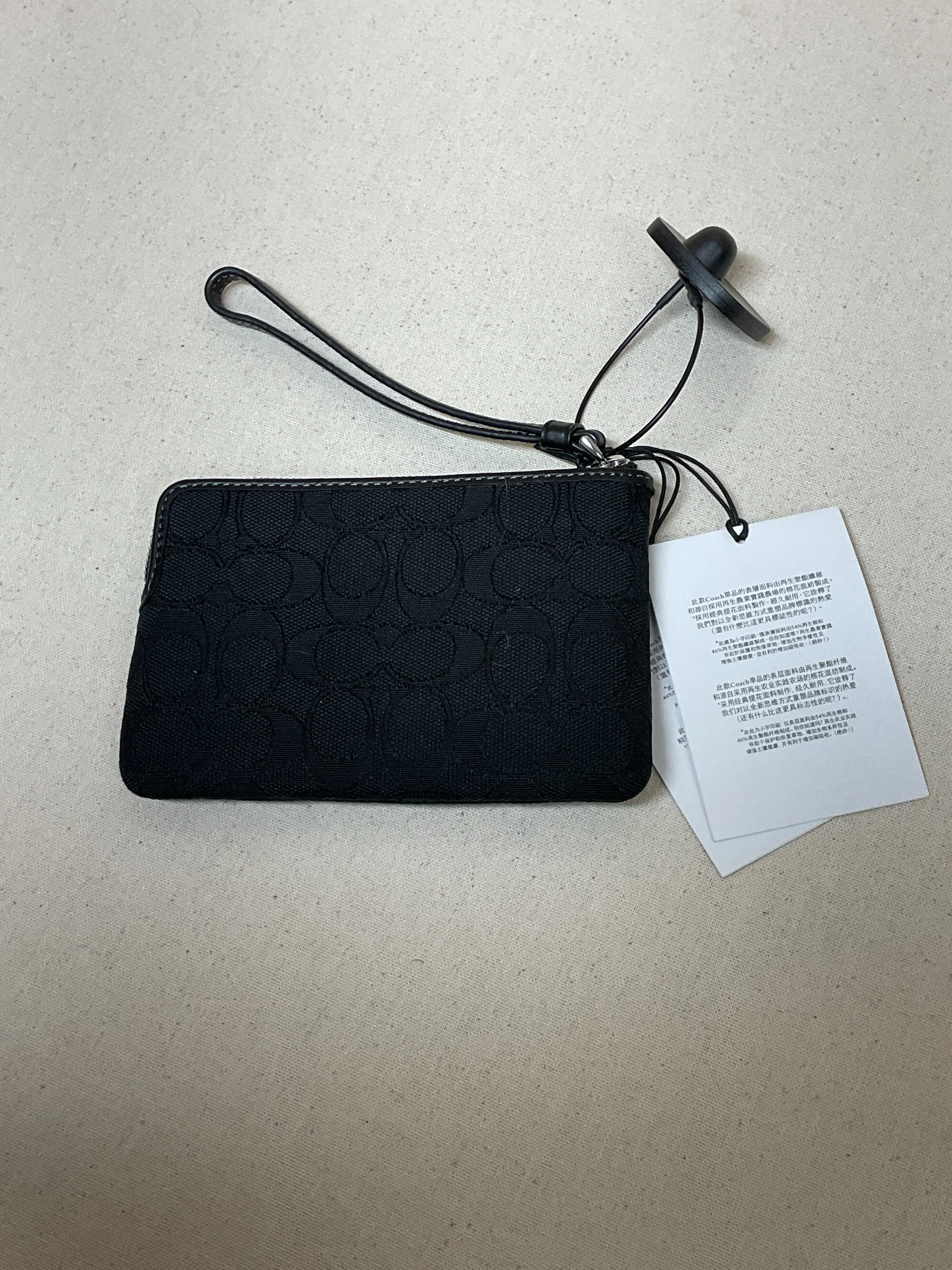 Coach Bags Wristlet Designer By Coach In Black, Size:Medium