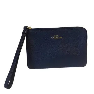 Coach Bags Wristlet Designer By Coach In Navy, Size:Small