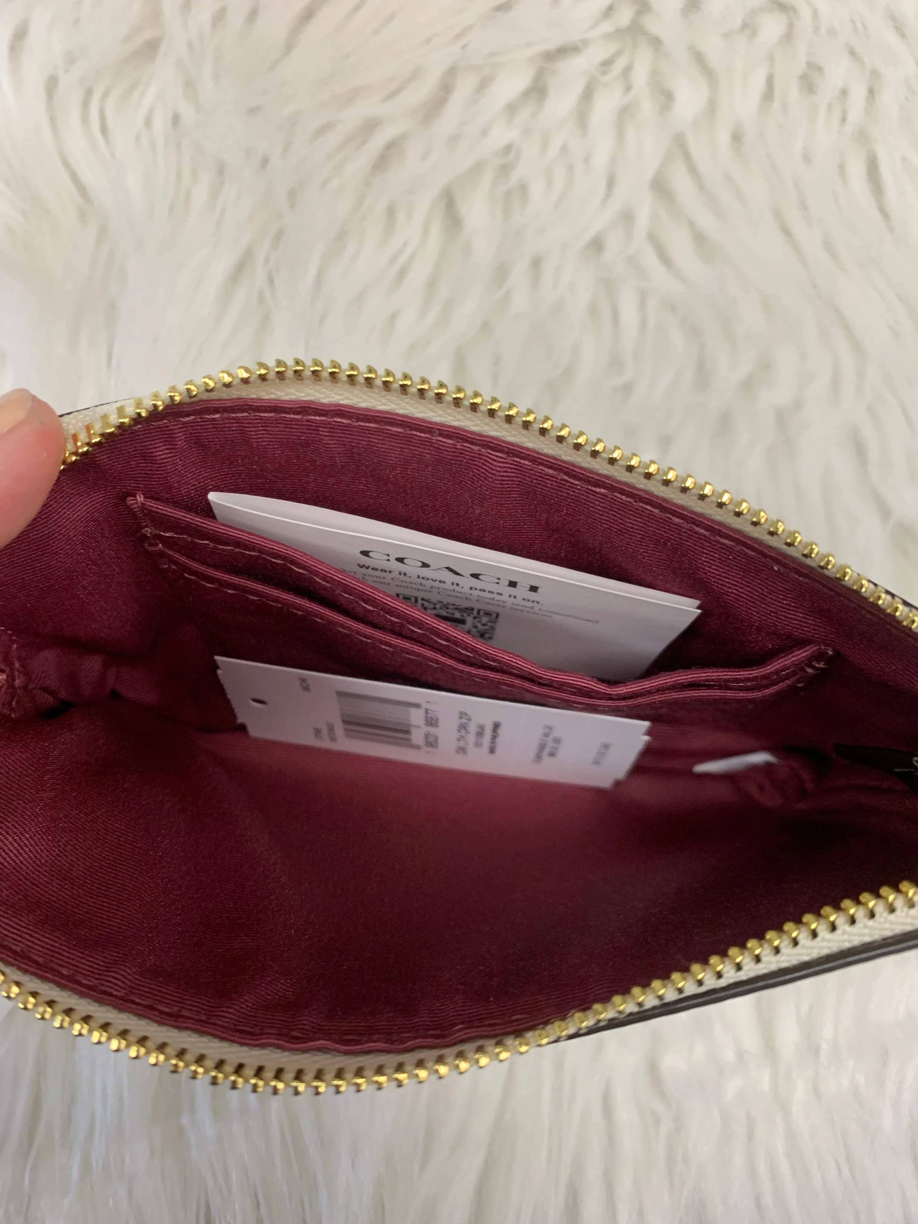 Coach Bags Wristlet Designer By Coach  Size: Medium