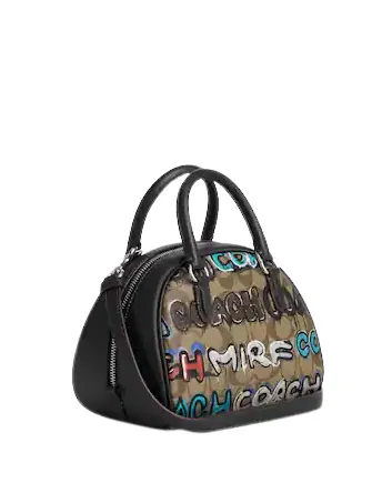 Coach Coach X Mint   Serf Sydney Satchel In Signature Canvas Coach Bags