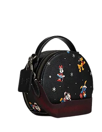 Coach Disney X Coach Canteen Crossbody With Holiday Print Coach Bags