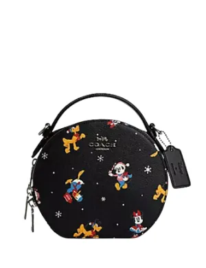 Coach Disney X Coach Canteen Crossbody With Holiday Print Coach Bags