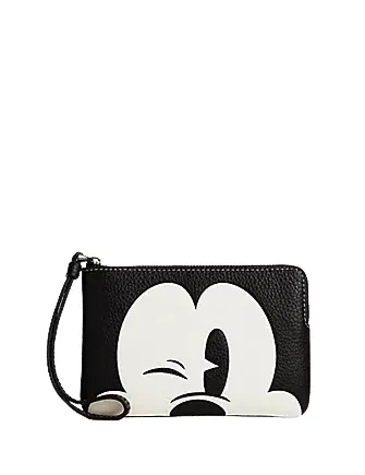 Coach Disney X Coach Corner Zip Wristlet With Wink Mickey Mouse Coach Bags