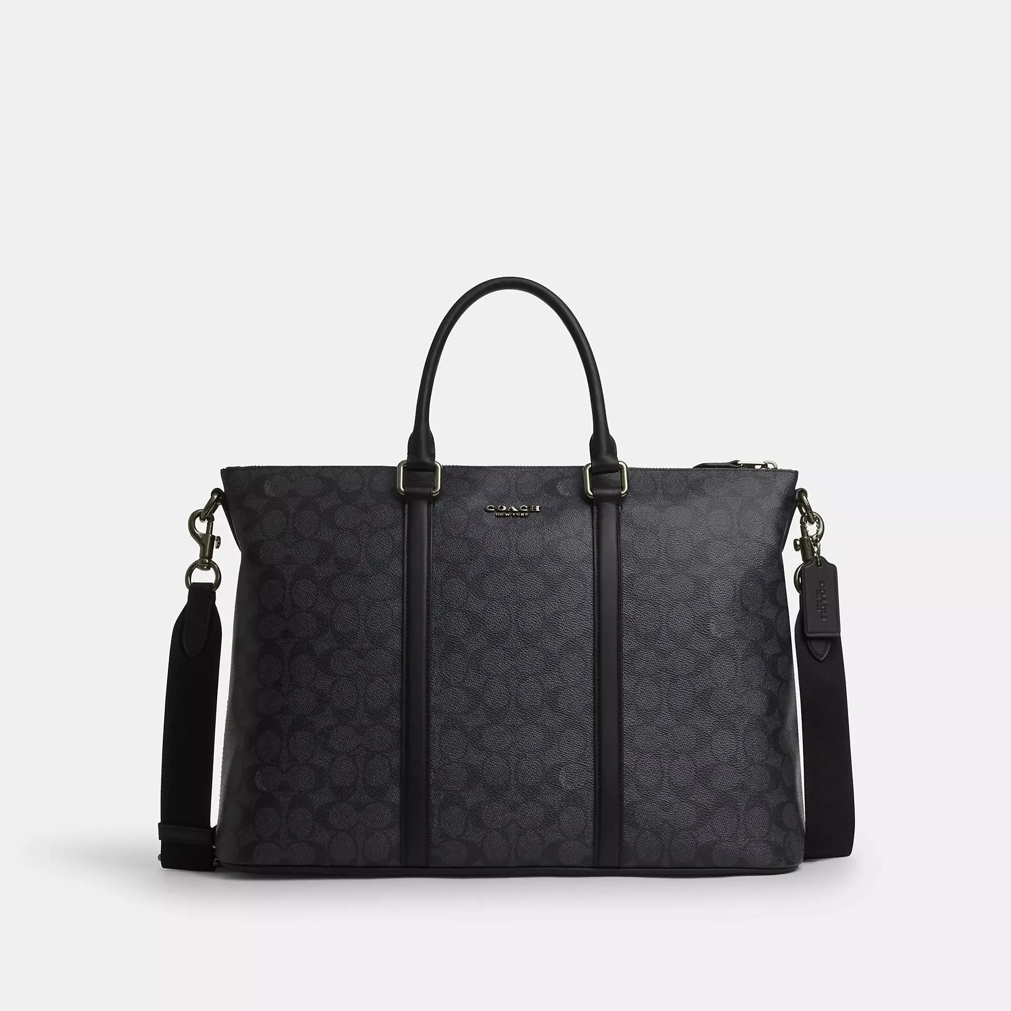 Coach Outlet Caleb Work Bag In Signature Canvas COACH Outlet Bags