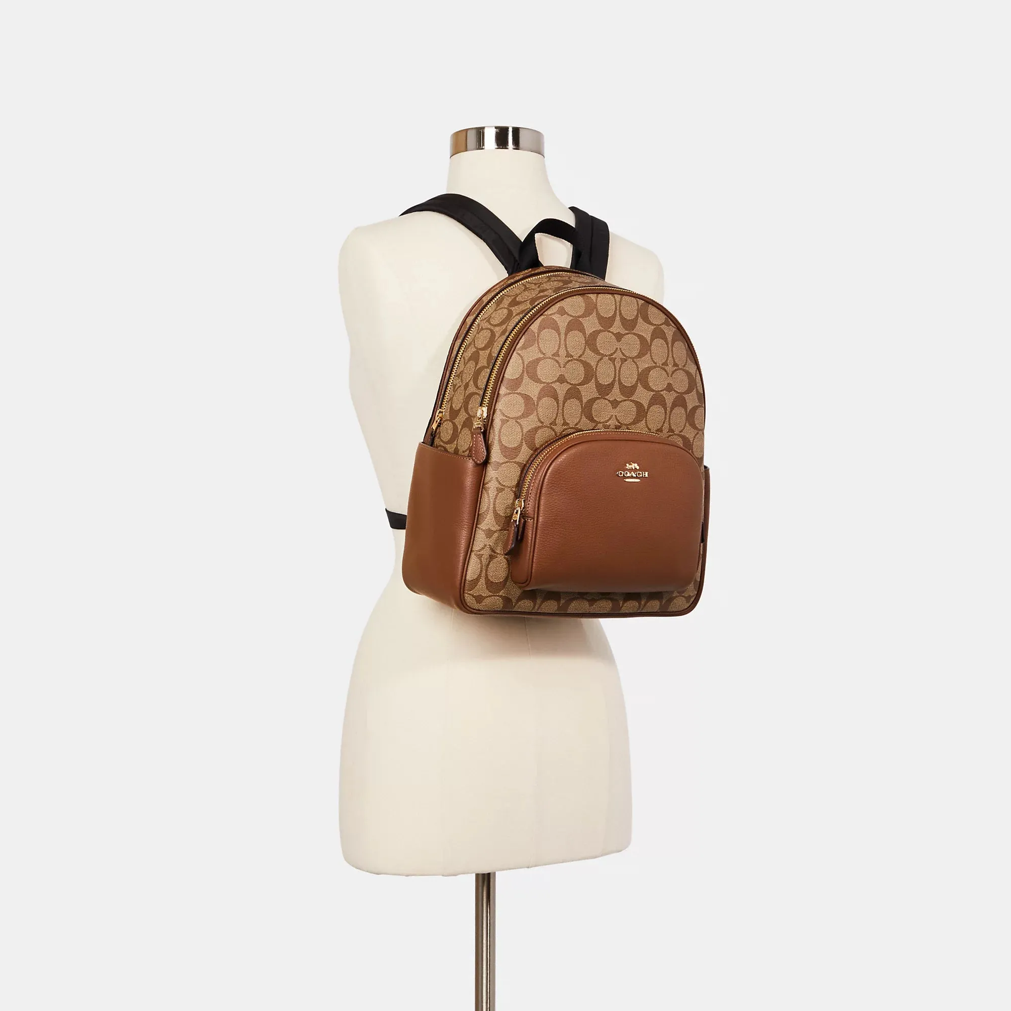 Coach Outlet Court Backpack In Signature Canvas COACH Outlet Bags