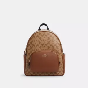 Coach Outlet Court Backpack In Signature Canvas COACH Outlet Bags