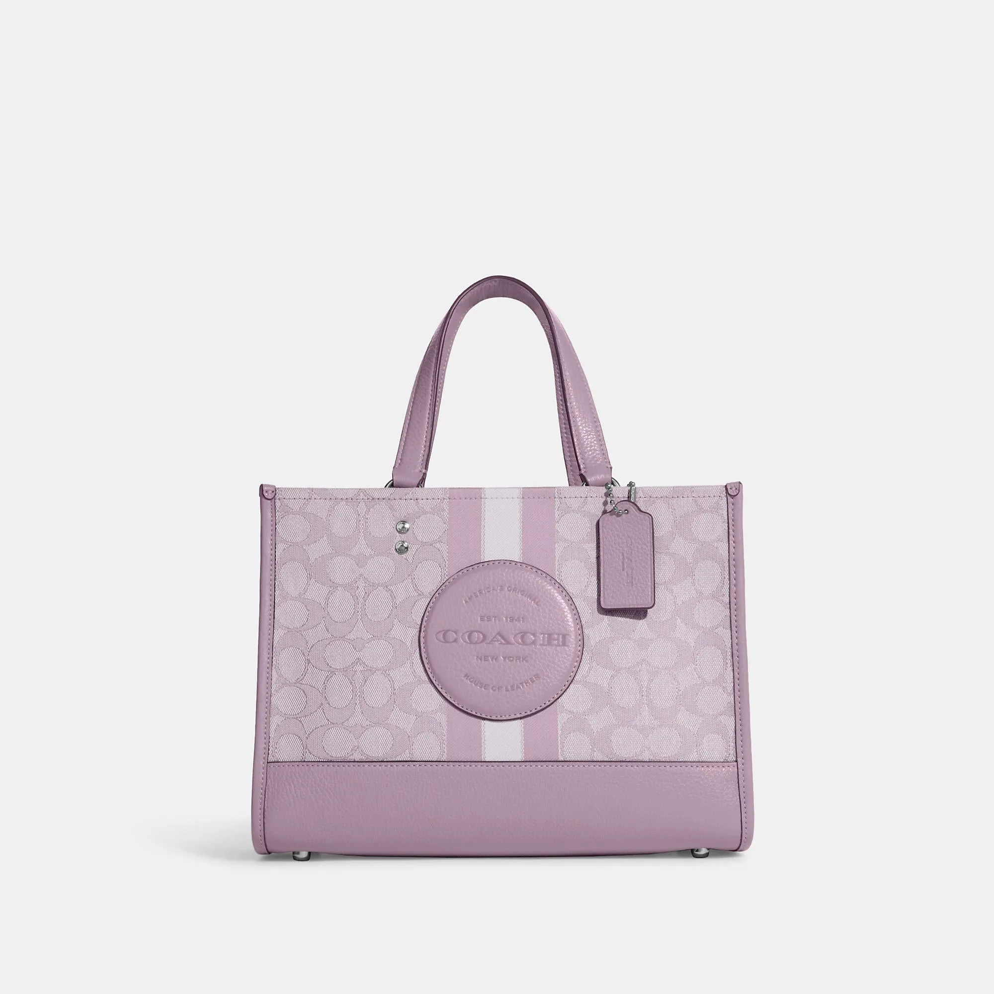 Coach Outlet Dempsey Carryall In Signature Jacquard With Stripe And Coach Patch COACH Outlet Bags