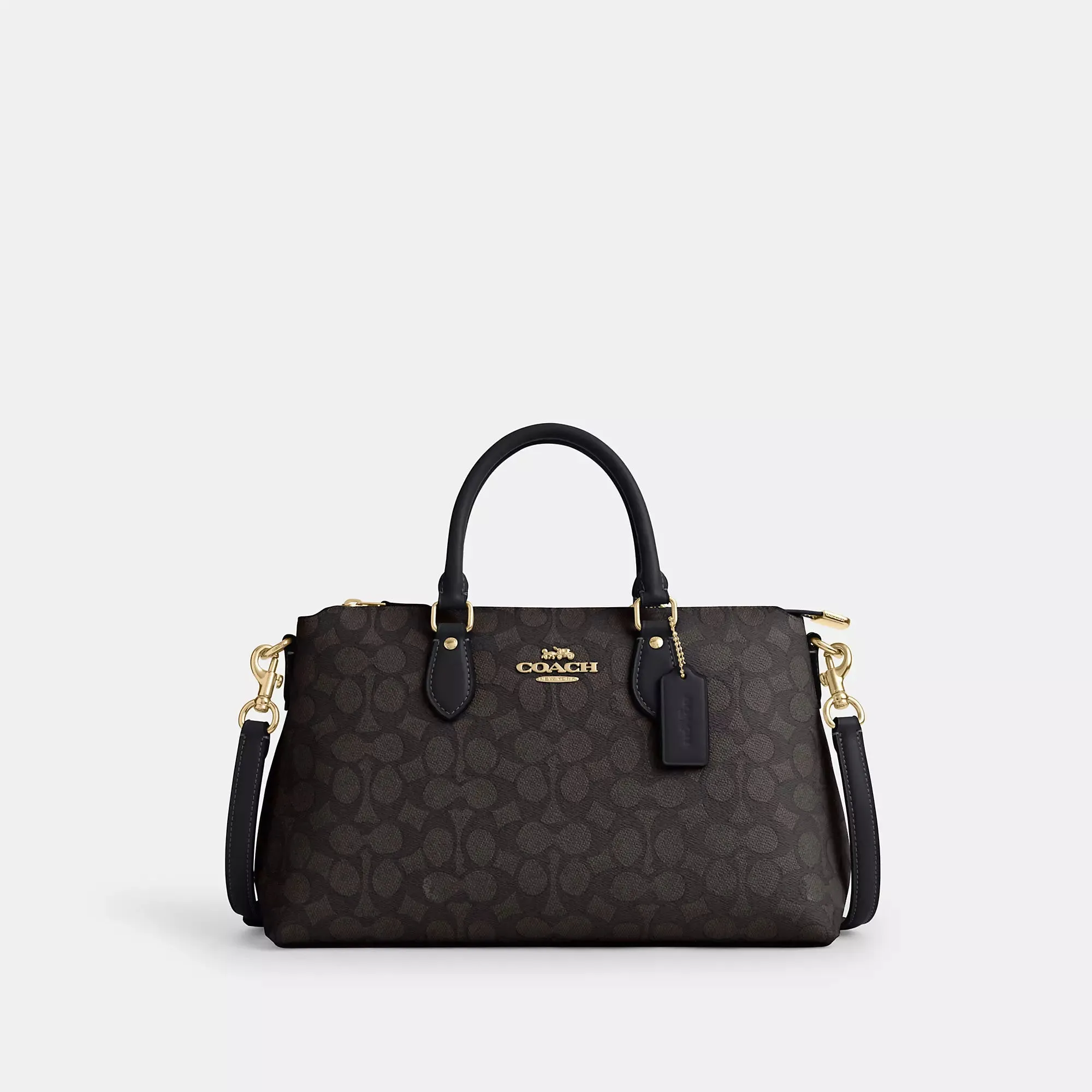 Coach Outlet Georgia Satchel Bag In Signature Canvas COACH Outlet Bags