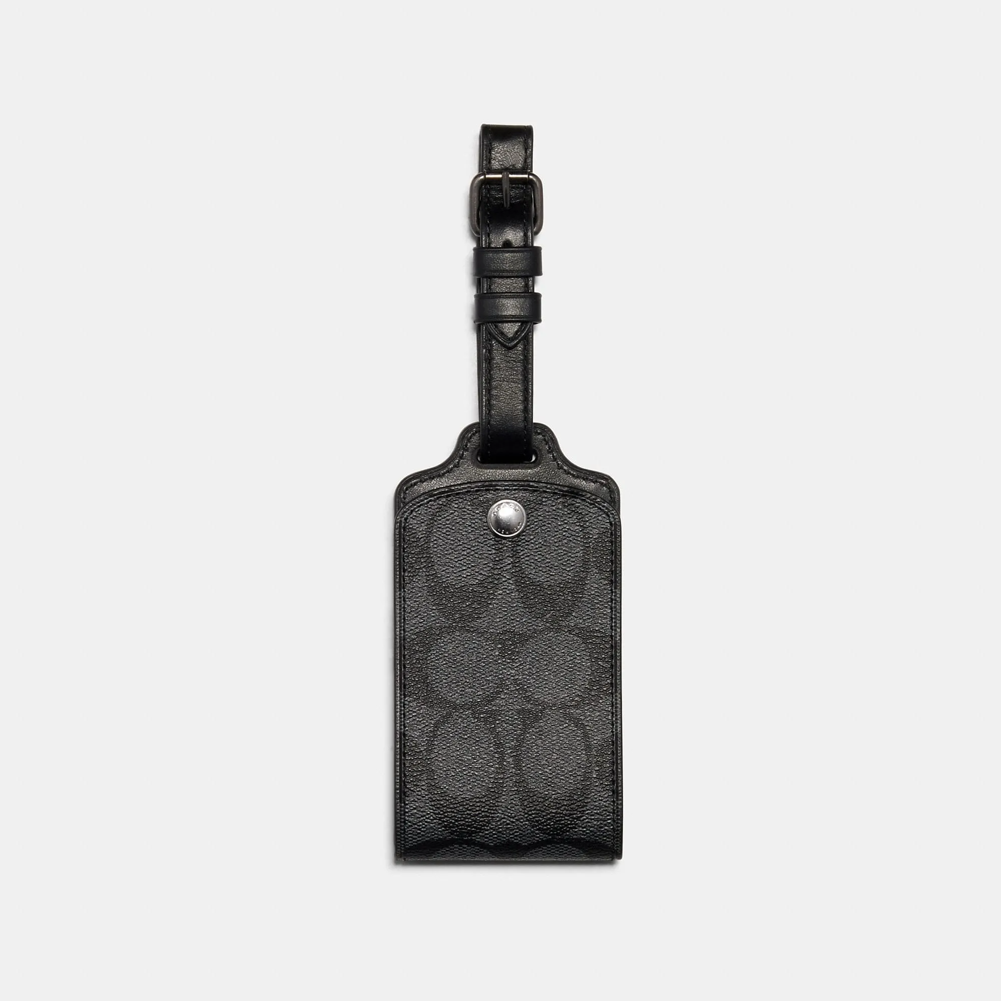 Coach Outlet Luggage Tag In Signature Canvas COACH Outlet Bags